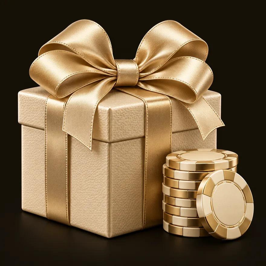 Gift box and chips — Spinfever