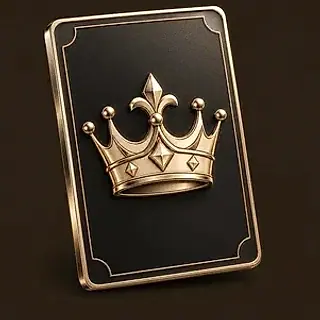 Crowned casino card — Spinfever
