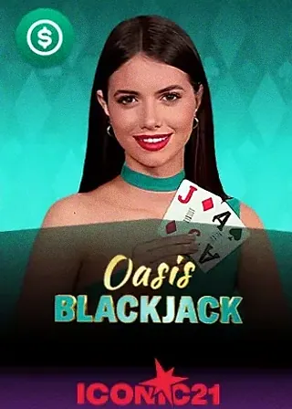 Oasis Blackjack live game cover