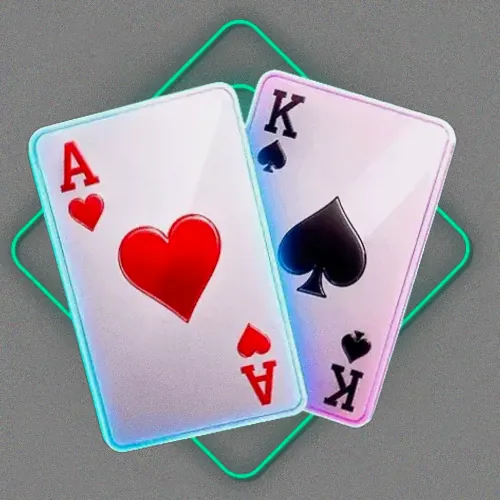 Ace and king playing cards