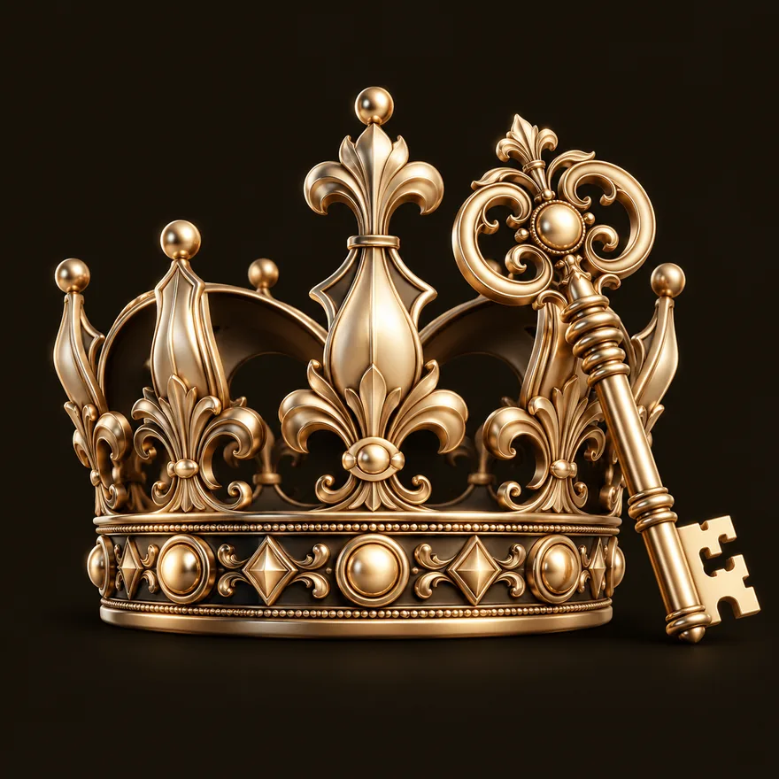 Royal crown and key — Spinfever