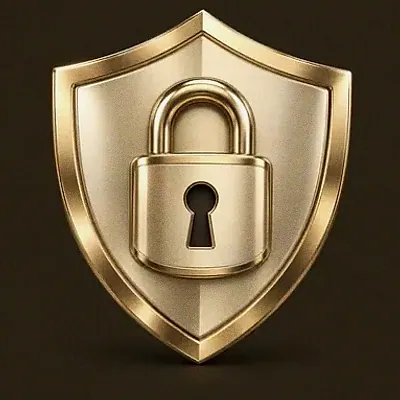 Shield with padlock — Spinfever