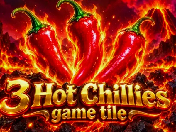 3 Hot Chillies game tile at Spinfever