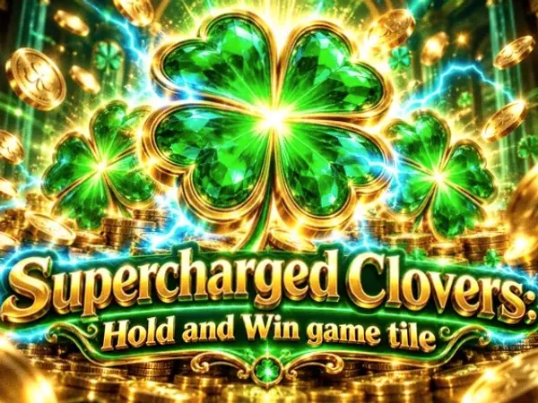 Supercharged Clovers: Hold and Win game tile at Spinfever