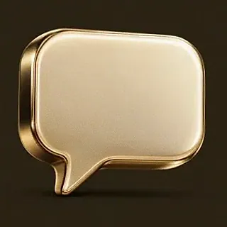 Gold speech bubble — Spinfever