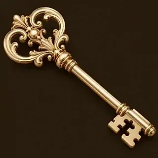 Ornate antique key — Spinfever